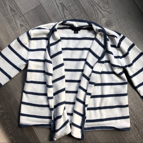 Tommy Hilfiger Girls Striped Cardigan M(8-10) - Picture 4 of 12